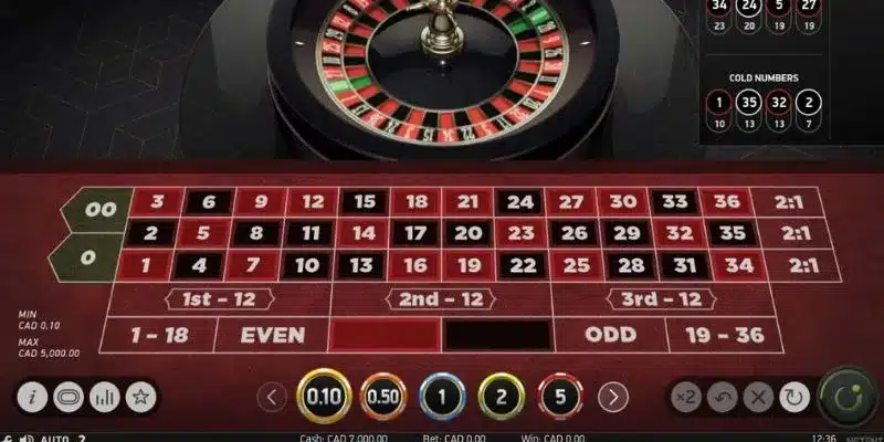 Một số loại hình nổi bật trong roulette